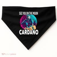 See You On the Moon Cardano USA-Made Doggie Bandana thumb 0