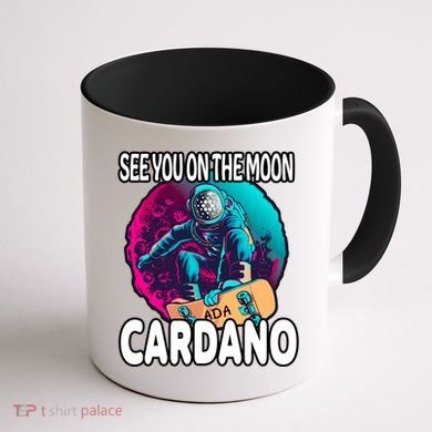 See You On the Moon Cardano Coffee Mug back