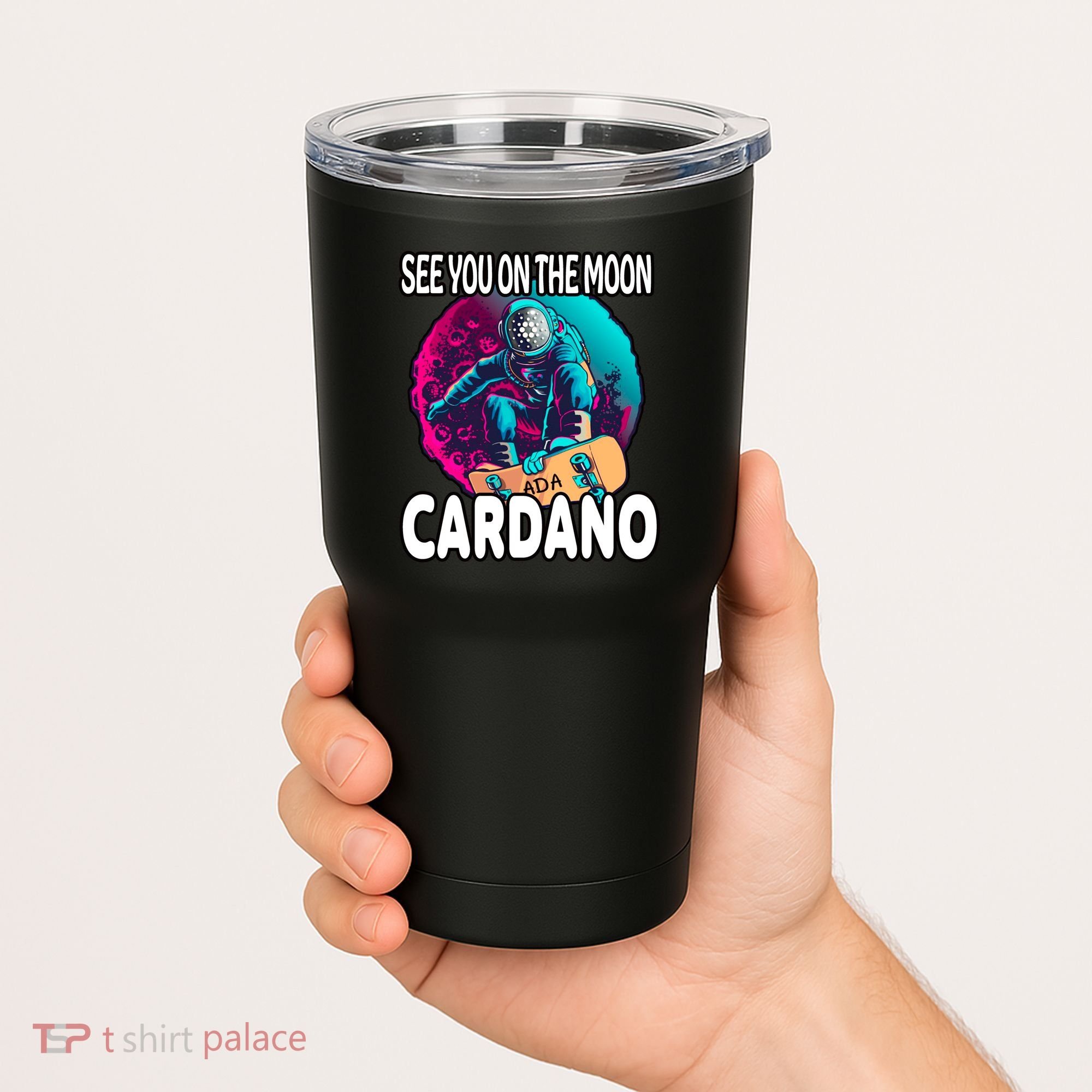 See You On the Moon Cardano Tumbler
