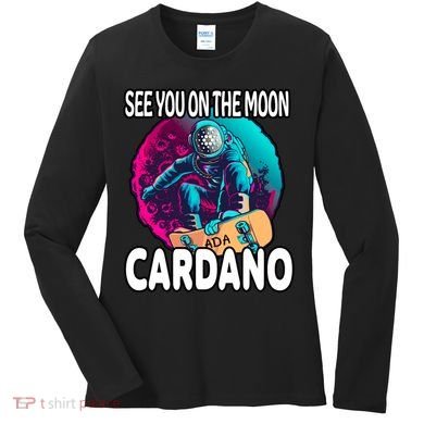 See You On the Moon Cardano Women's Long Sleeve Shirt