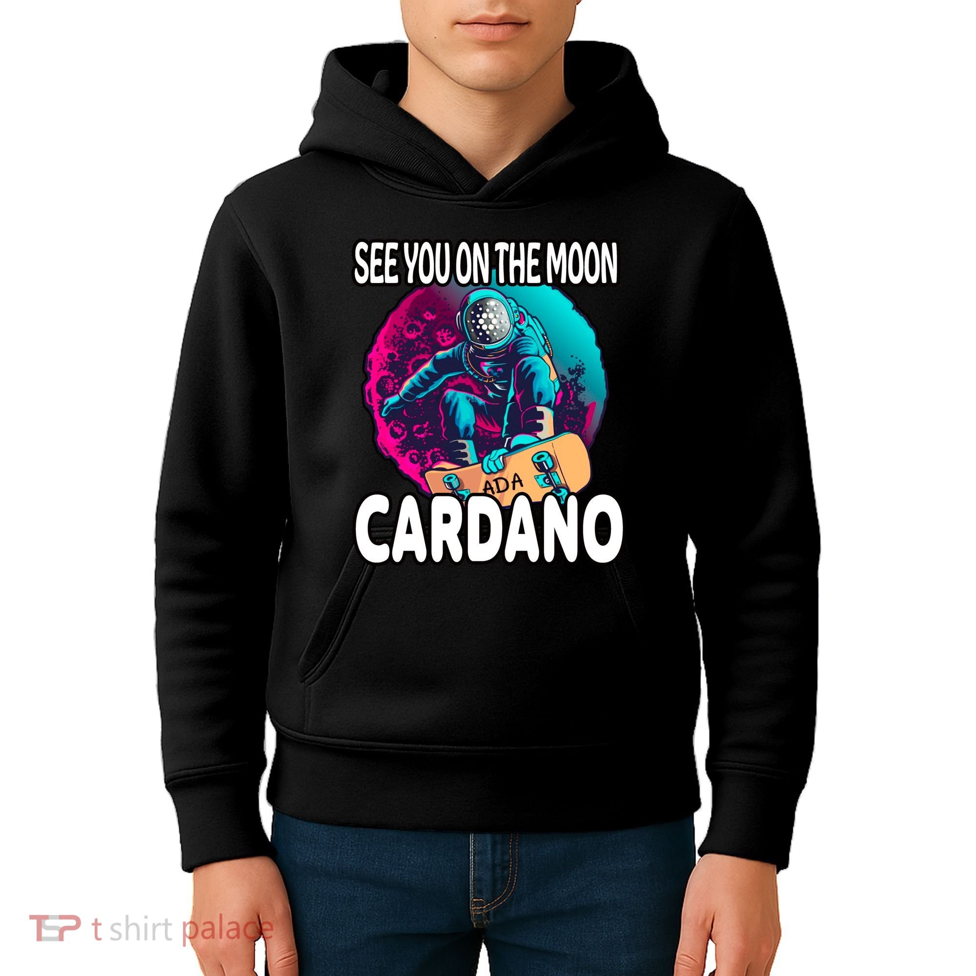 See You On the Moon Cardano Kids Hoodie