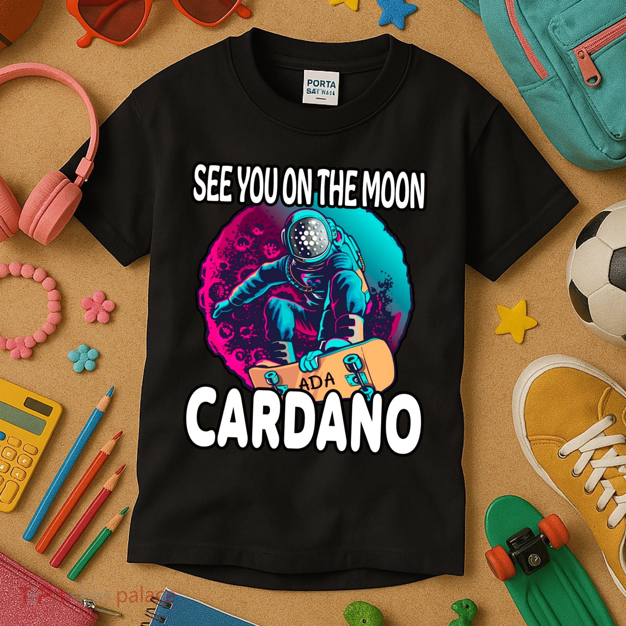 See You On the Moon Cardano Kids T-Shirt