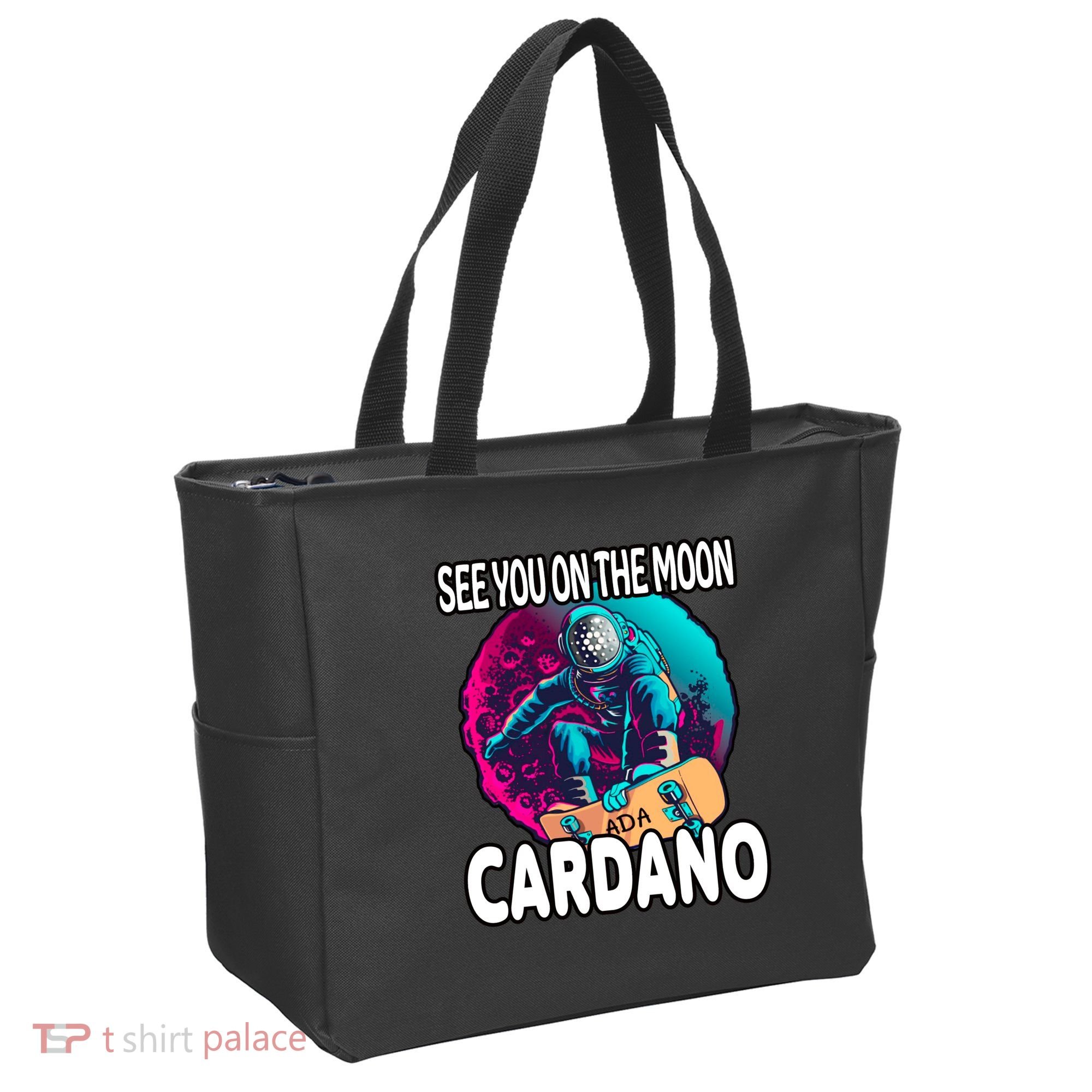 See You On the Moon Cardano Tote Bag
