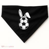 Soccer Easter Egg USA-Made Doggie Bandana thumb 0
