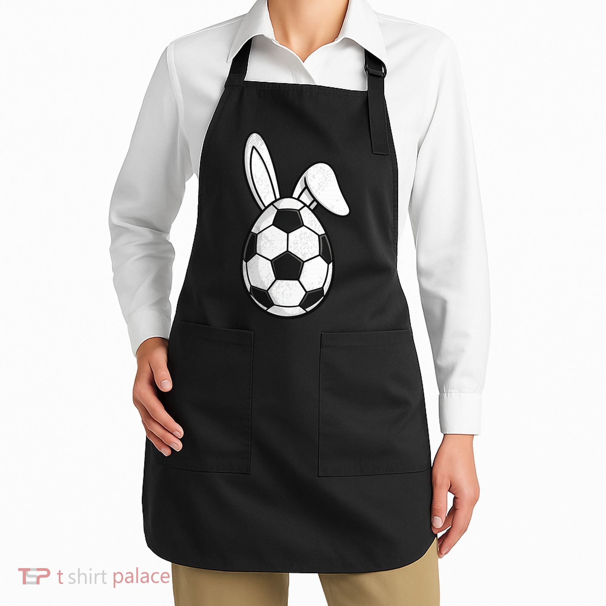 Soccer Easter Egg Apron