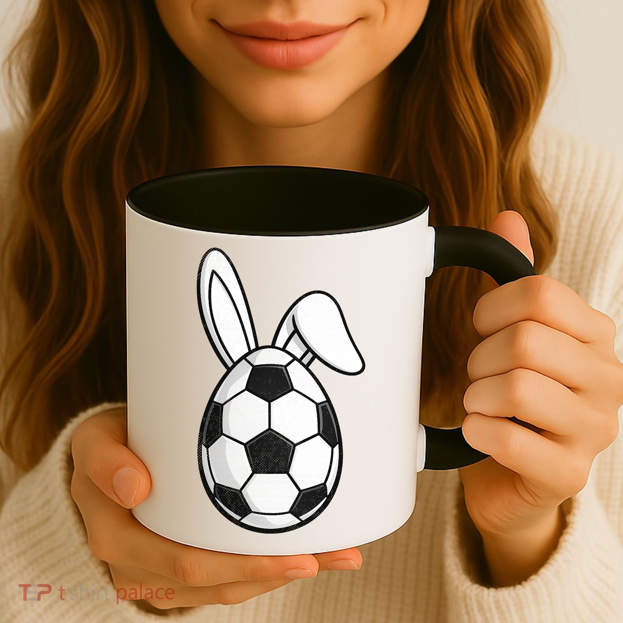 Soccer Easter Egg Coffee Mug