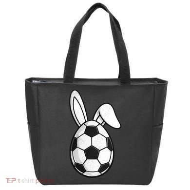 Soccer Easter Egg Tote Bag