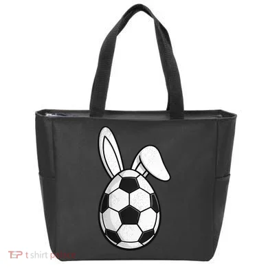 Soccer Easter Egg Tote Bag