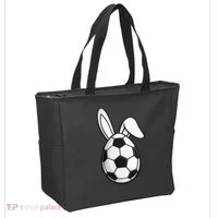 Soccer Easter Egg Tote Bag thumb 2