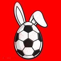 Soccer Easter Egg Santa Hat thumb 1