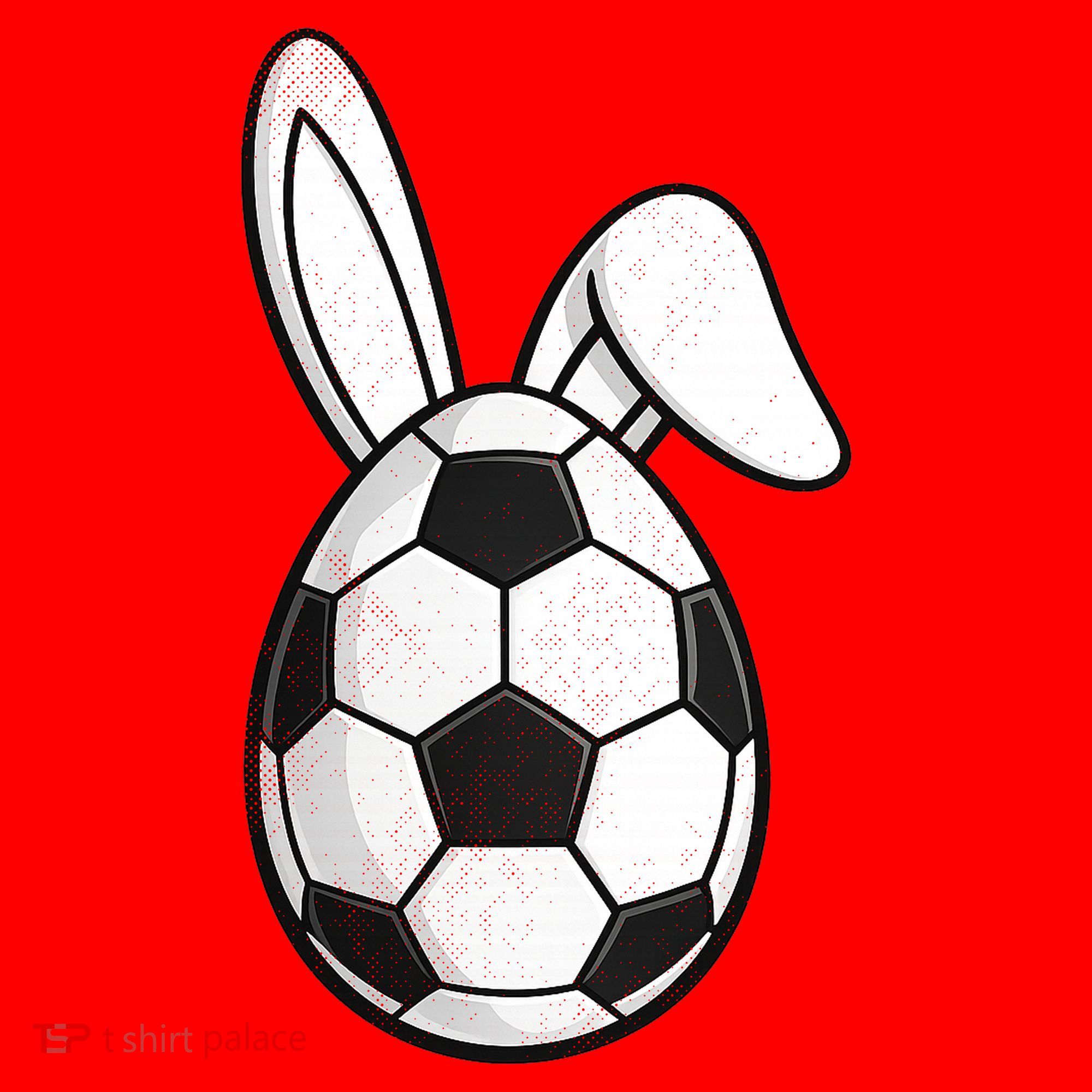 Soccer Easter Egg Santa Hat