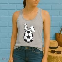 Soccer Easter Egg Women's Tank Top thumb 2