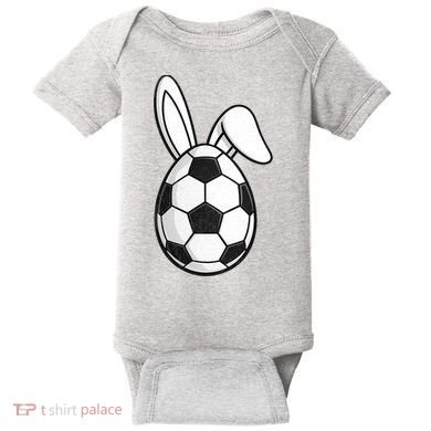 Soccer Easter Egg Baby Bodysuit