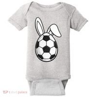 Soccer Easter Egg Baby Bodysuit thumb 0