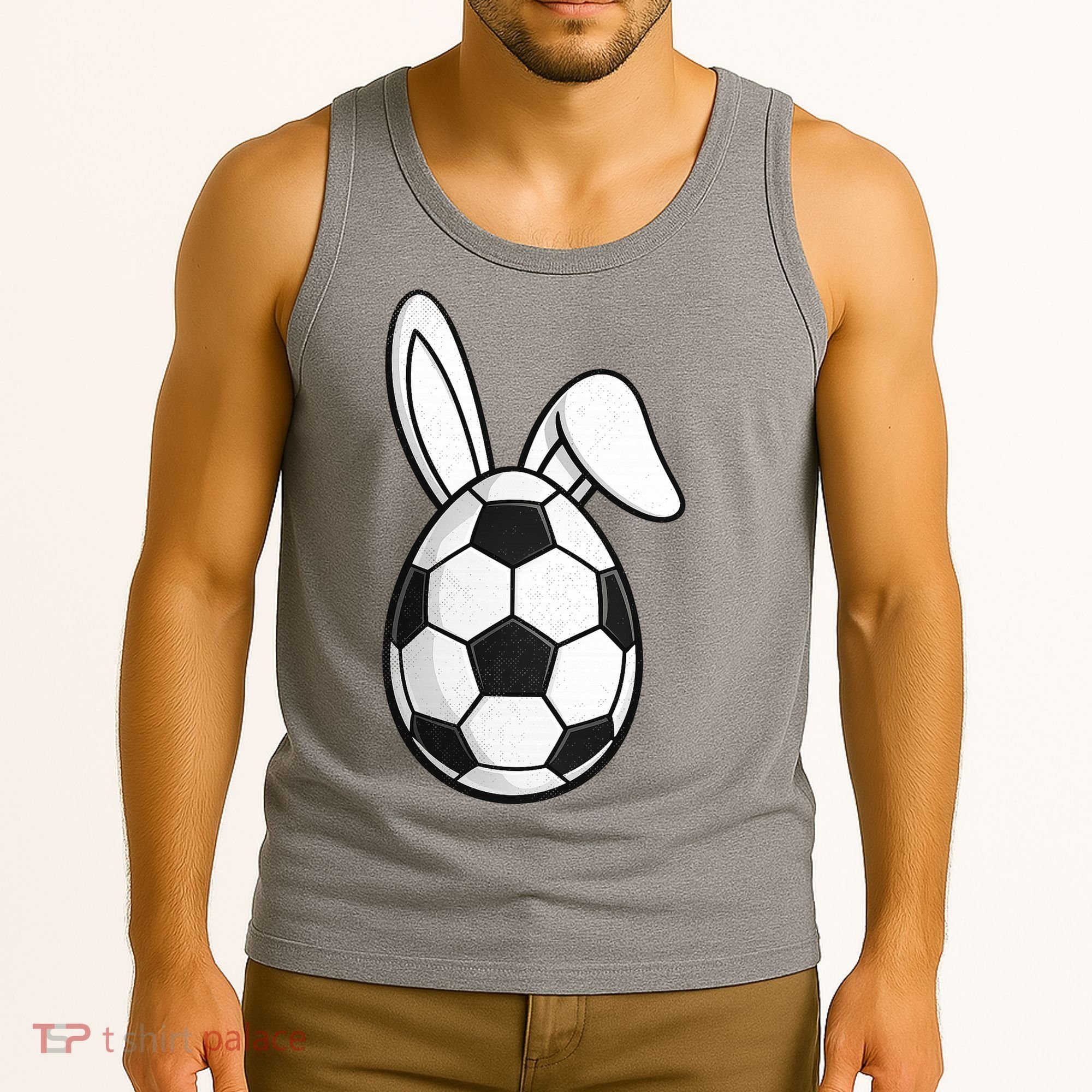 Soccer Easter Egg Tank Top