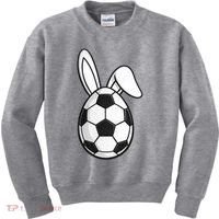 Soccer Easter Egg Kids Sweatshirt thumb 0