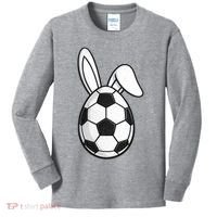 Soccer Easter Egg Kids Long Sleeve Shirt thumb 0