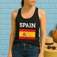 Spain Espana Espanol Spanish Flag Spain Trip Tourist Women's Tank Top thumb 2