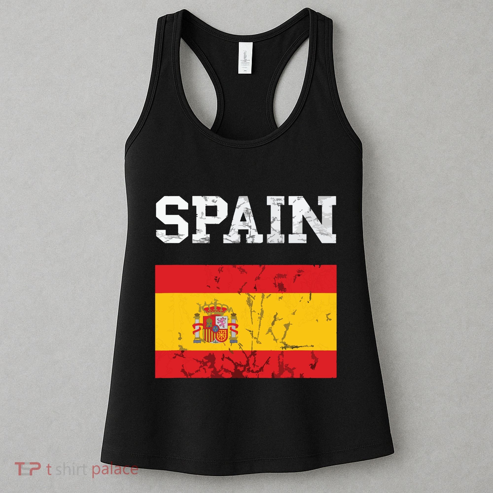 Spain Espana Espanol Spanish Flag Spain Trip Tourist Women's Tank Top