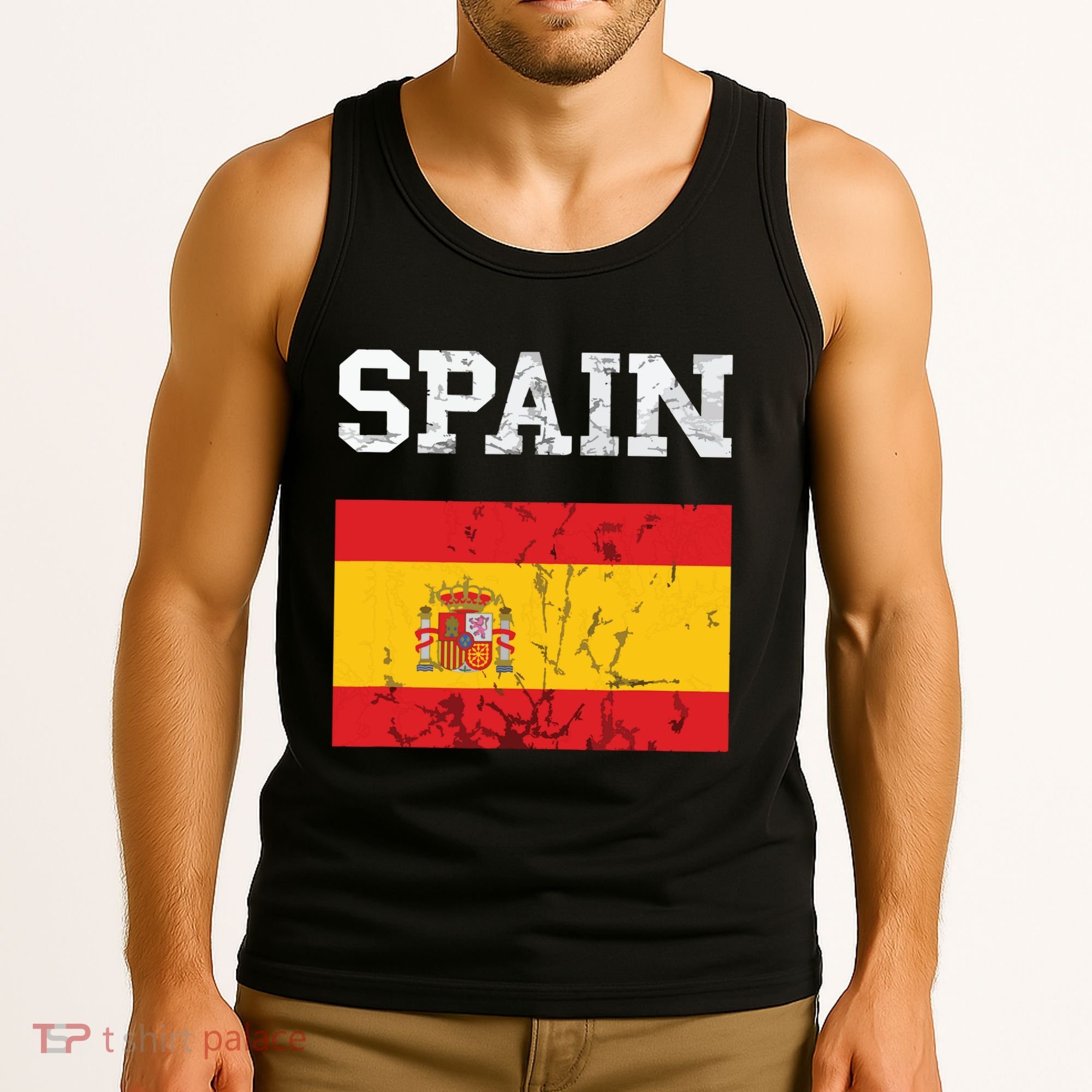 Spain Espana Espanol Spanish Flag Spain Trip Tourist Tank Top