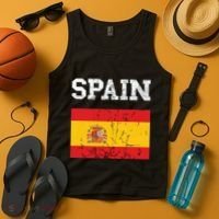 Spain Espana Espanol Spanish Flag Spain Trip Tourist Tank Top thumb 4