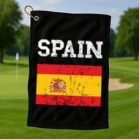 Spain Espana Espanol Spanish Flag Spain Trip Tourist Golf Towel thumb 1