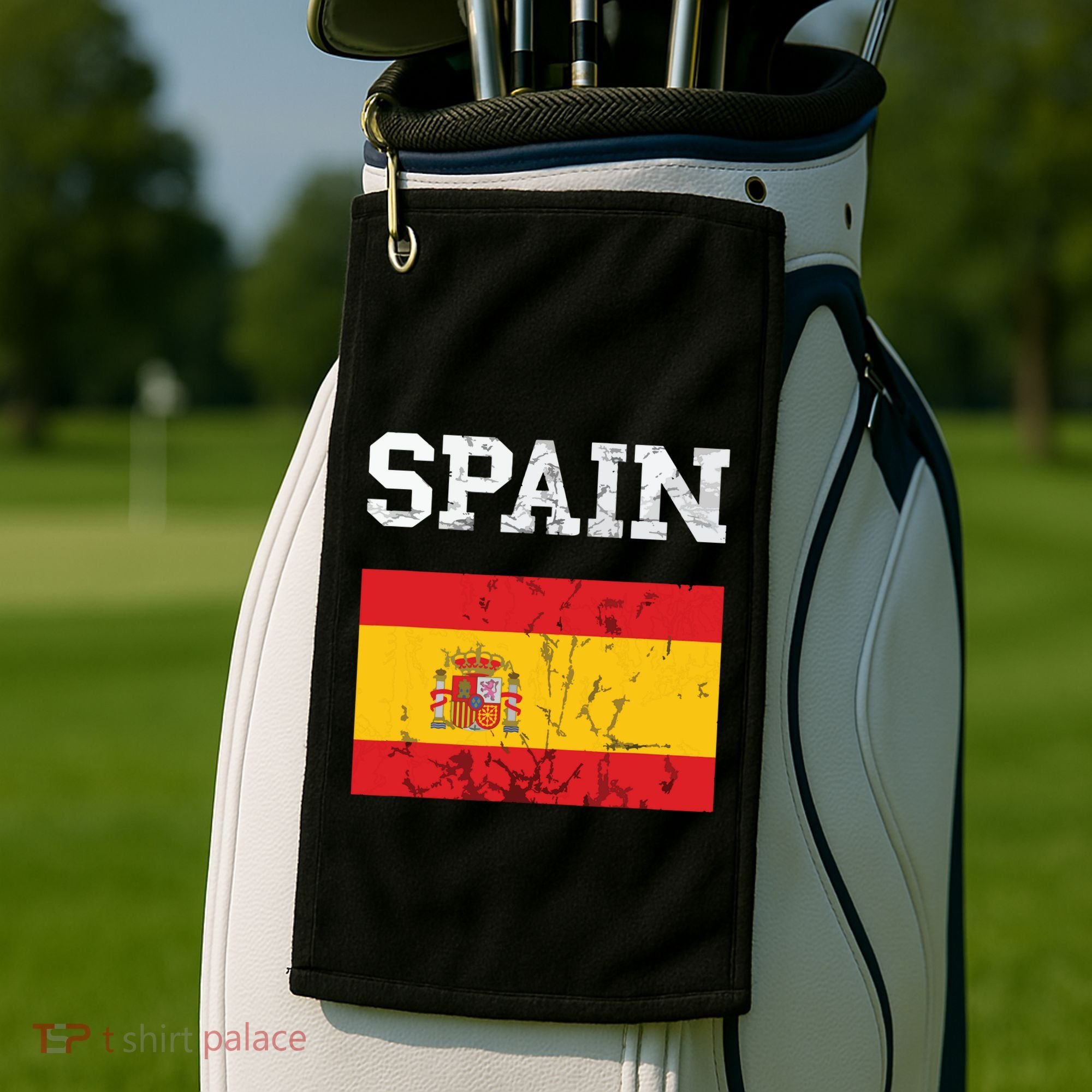 Spain Espana Espanol Spanish Flag Spain Trip Tourist Golf Towel