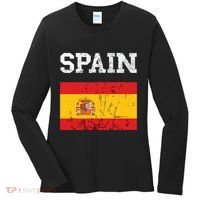Spain Espana Espanol Spanish Flag Spain Trip Tourist Women's Long Sleeve Shirt thumb 0