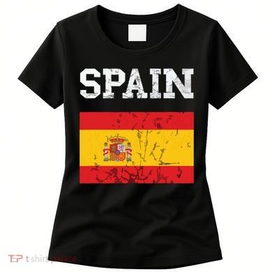 Spain Espana Espanol Spanish Flag Spain Trip Tourist Women's T-Shirt