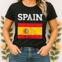 Spain Espana Espanol Spanish Flag Spain Trip Tourist Women's T-Shirt thumb 2