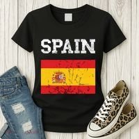 Spain Espana Espanol Spanish Flag Spain Trip Tourist Women's T-Shirt thumb 3