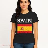 Spain Espana Espanol Spanish Flag Spain Trip Tourist Women's T-Shirt thumb 4