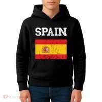 Spain Espana Espanol Spanish Flag Spain Trip Tourist Kids Hoodie thumb 4