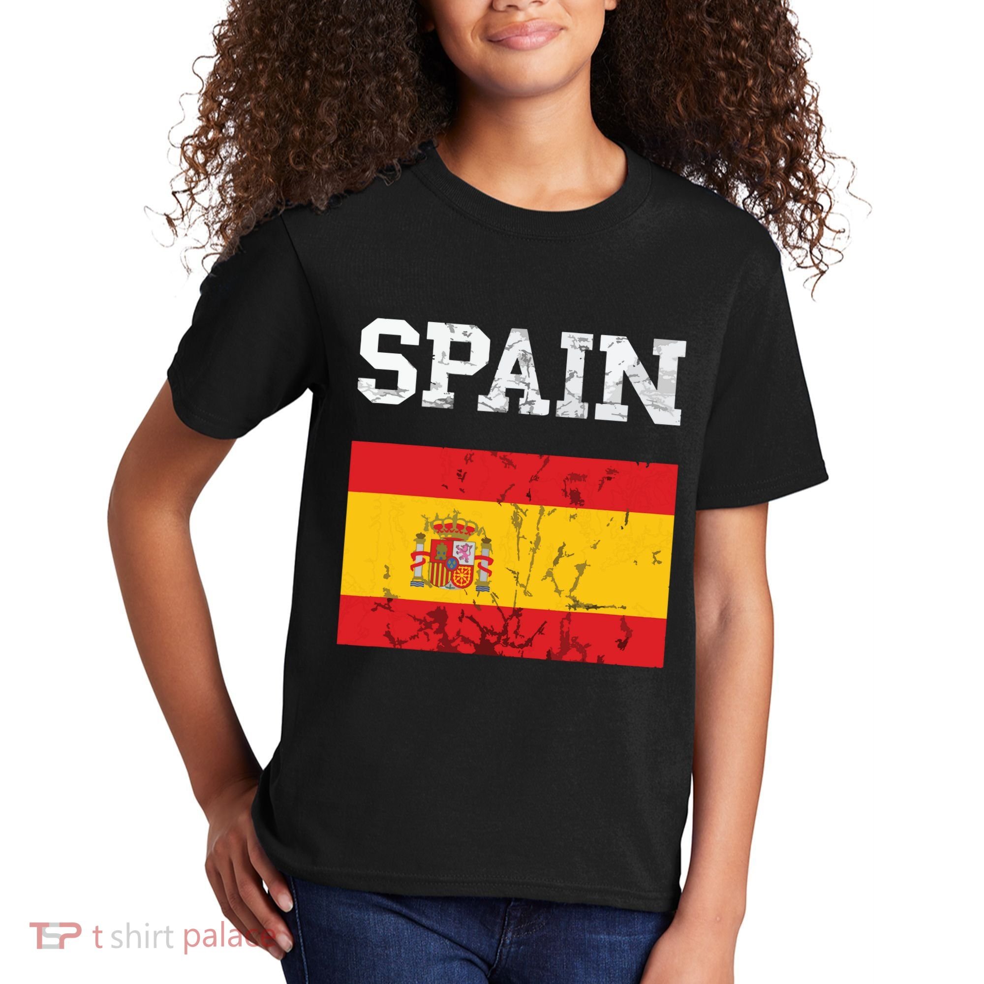 Spain Espana Espanol Spanish Flag Spain Trip Tourist Kids T-Shirt
