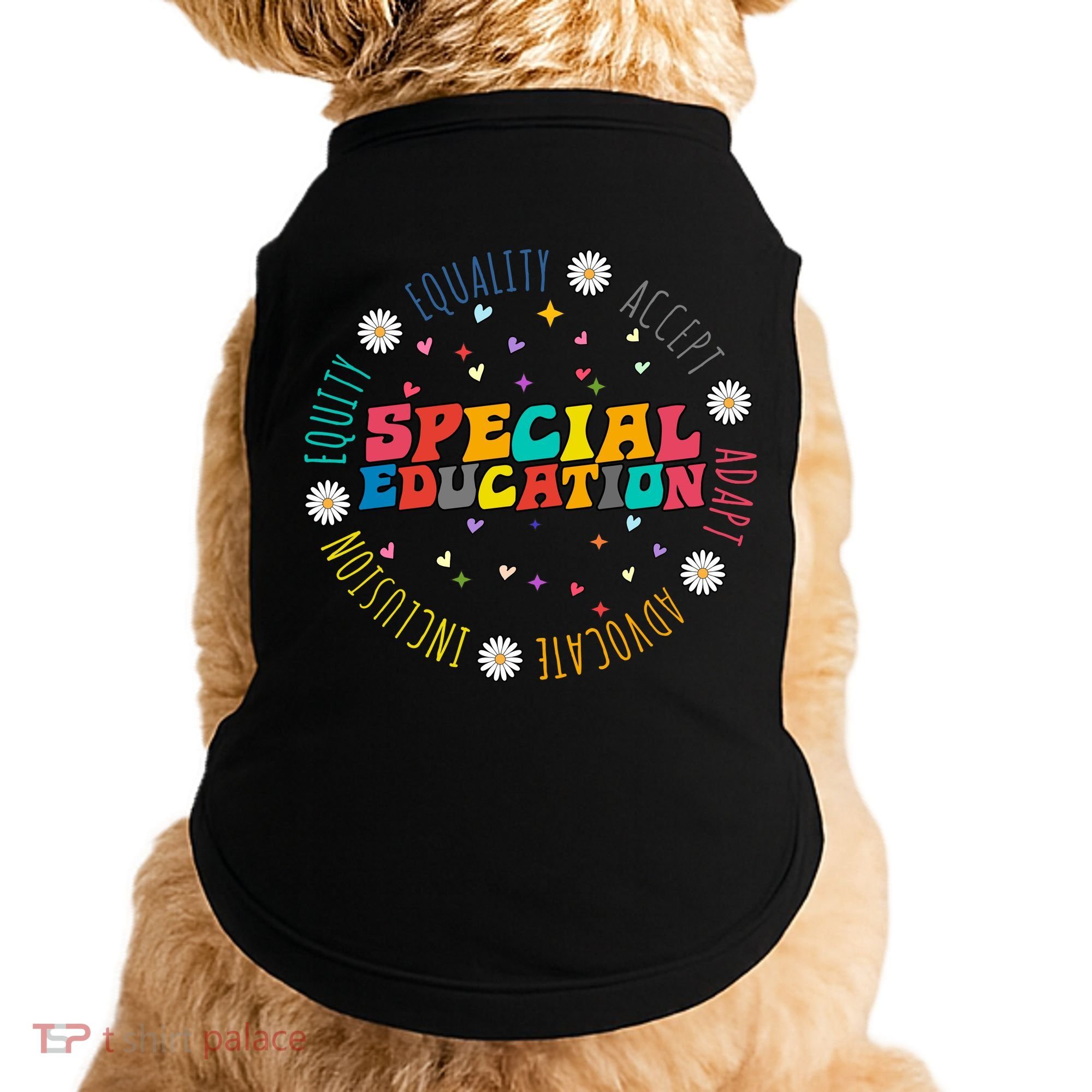 Special Education Equality Cute Doggie Tank