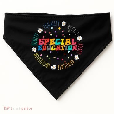 Special Education Equality Cute USA-Made Doggie Bandana