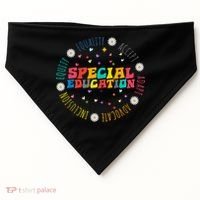 Special Education Equality Cute USA-Made Doggie Bandana thumb 0