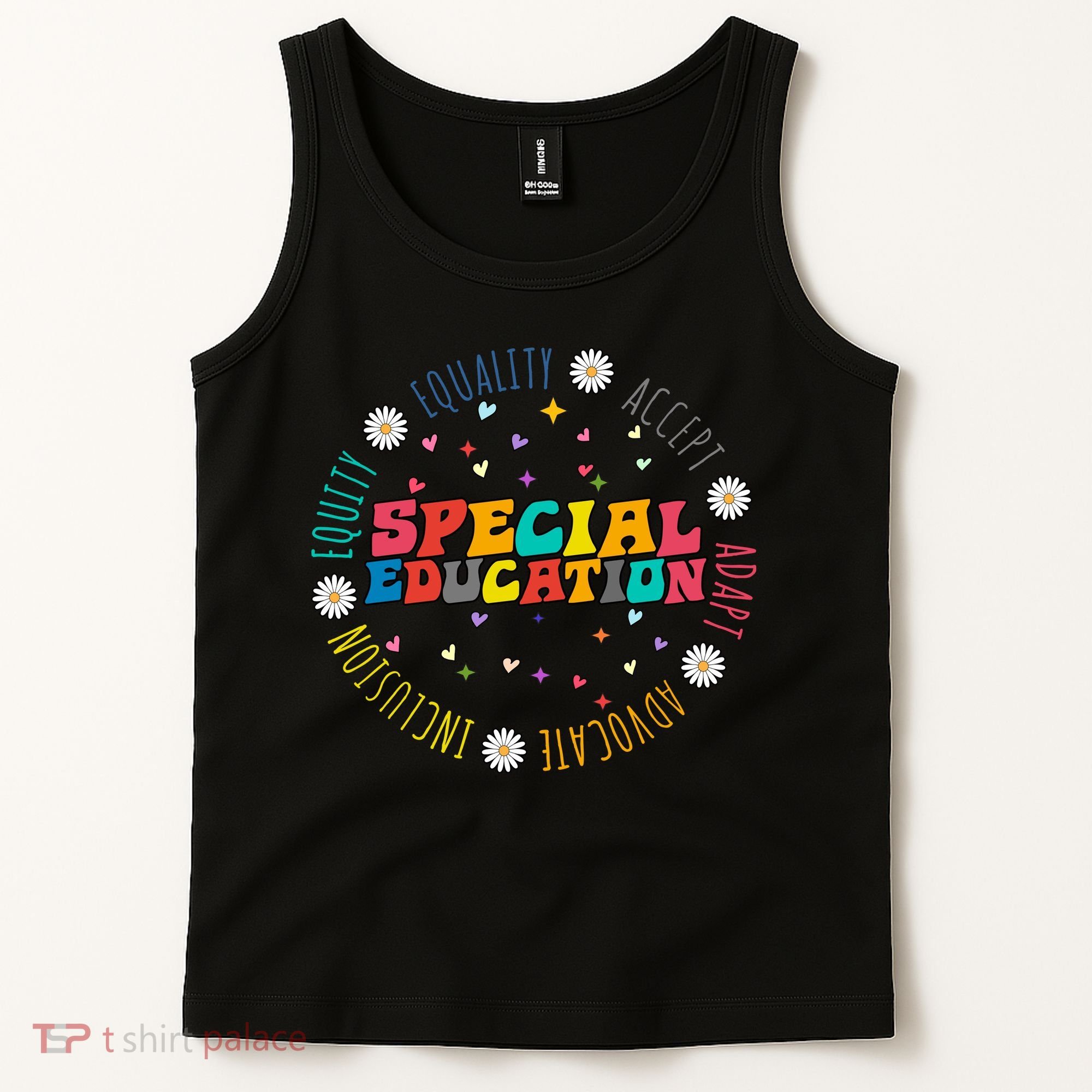 Special Education Equality Cute Tank Top