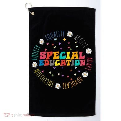 Special Education Equality Cute Golf Towel