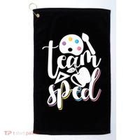 Special Education Educator Back To School Team Sped Teacher Gift Golf Towel thumb 0