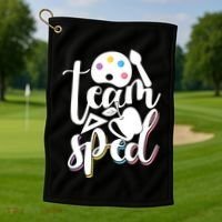 Special Education Educator Back To School Team Sped Teacher Gift Golf Towel thumb 1