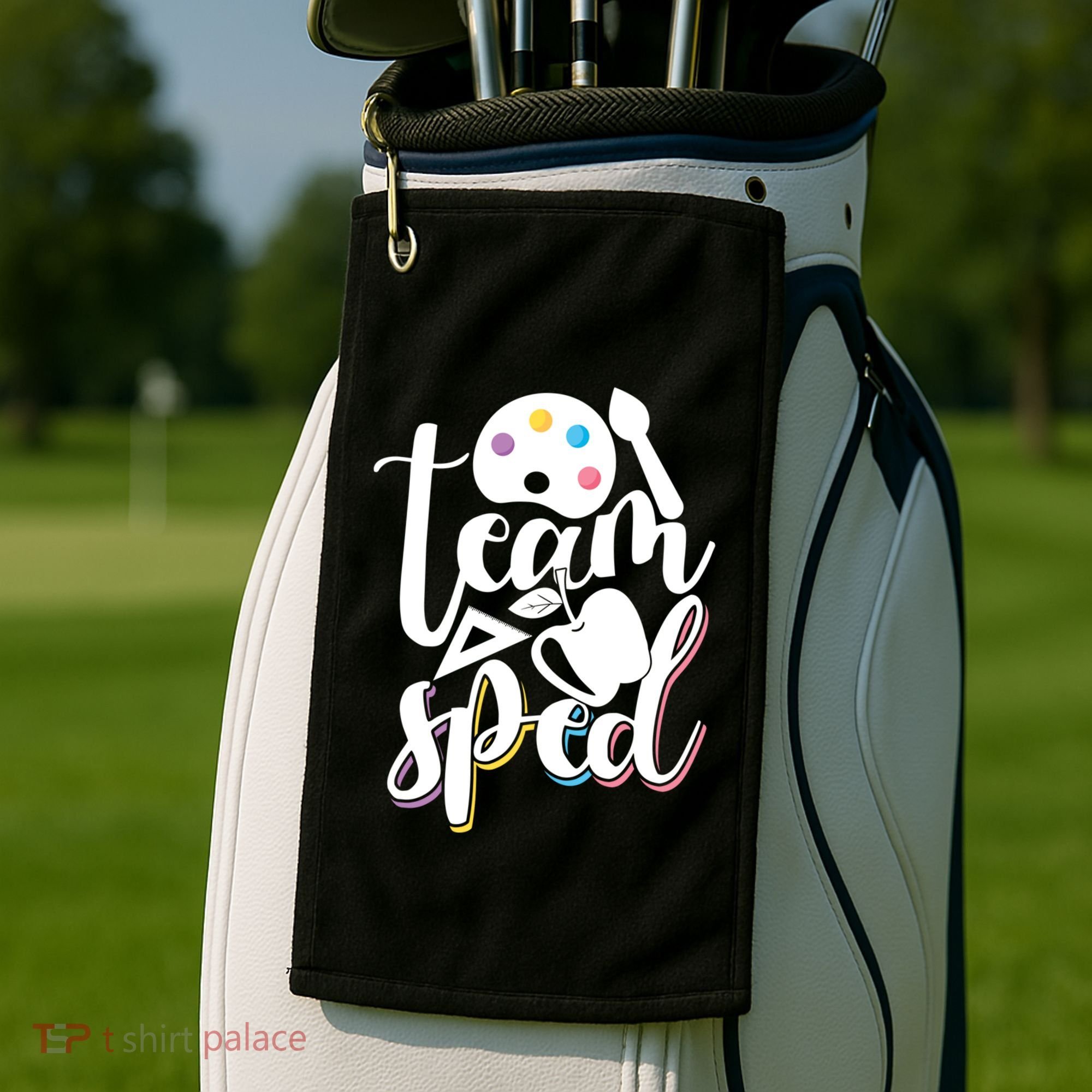 Special Education Educator Back To School Team Sped Teacher Gift Golf Towel