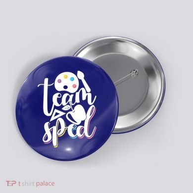 Special Education Educator Back To School Team Sped Teacher Gift Button
