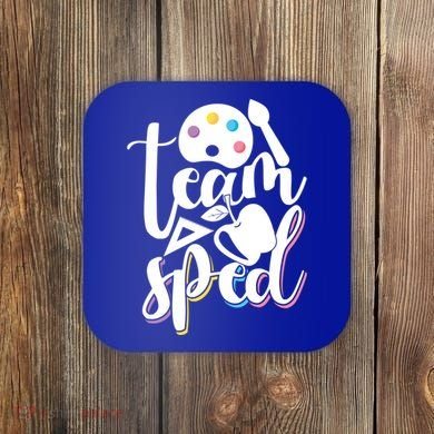 Special Education Educator Back To School Team Sped Teacher Gift Coaster