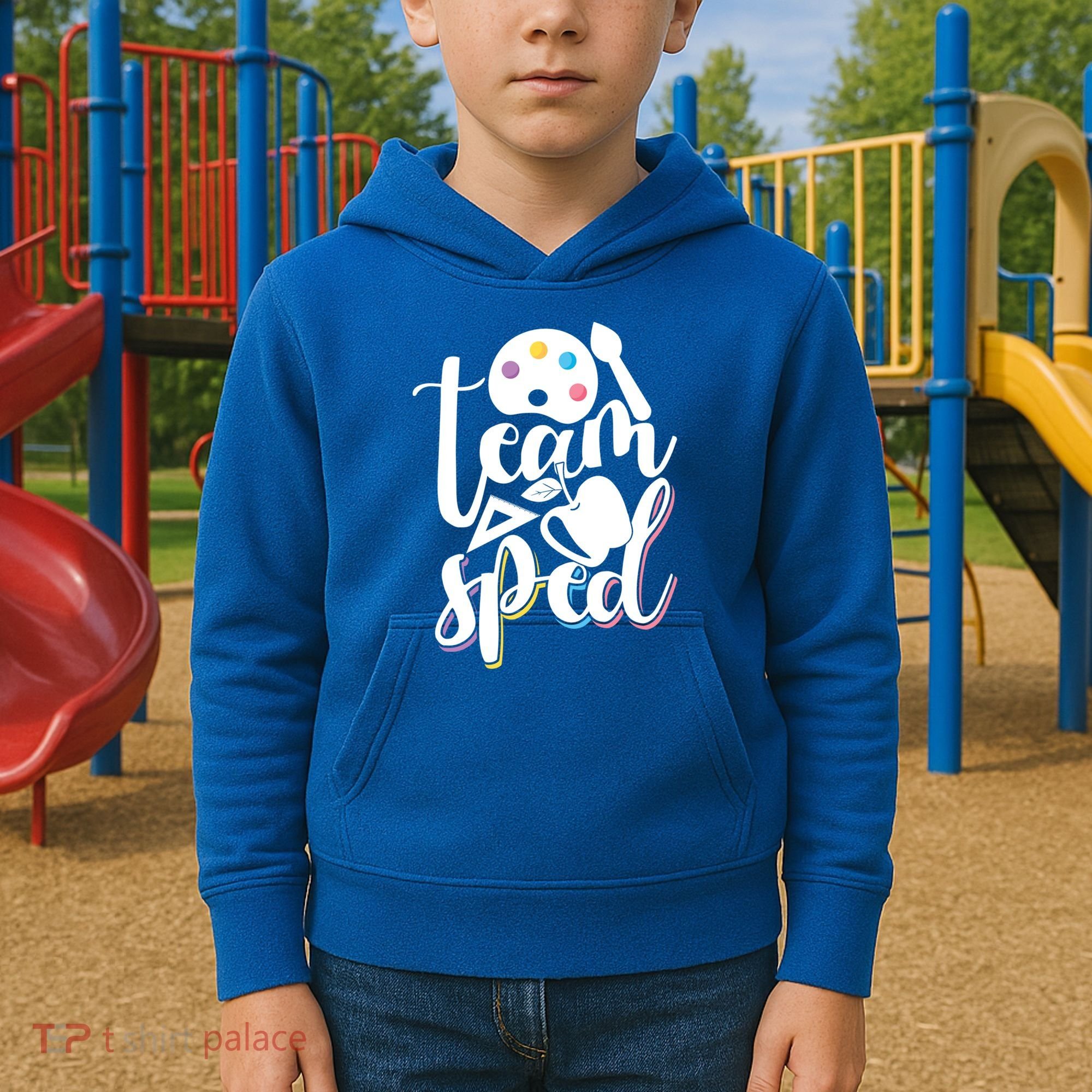 Special Education Educator Back To School Team Sped Teacher Gift Kids Hoodie