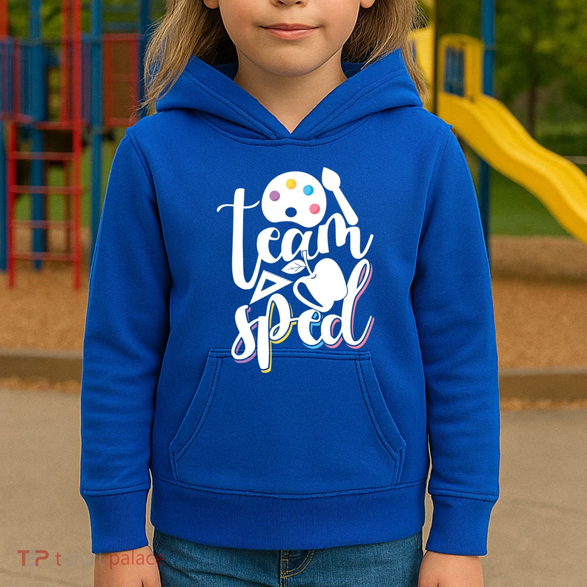 Special Education Educator Back To School Team Sped Teacher Gift Kids Hoodie