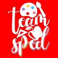 Special Education Educator Back To School Team Sped Teacher Gift Santa Hat thumb 1
