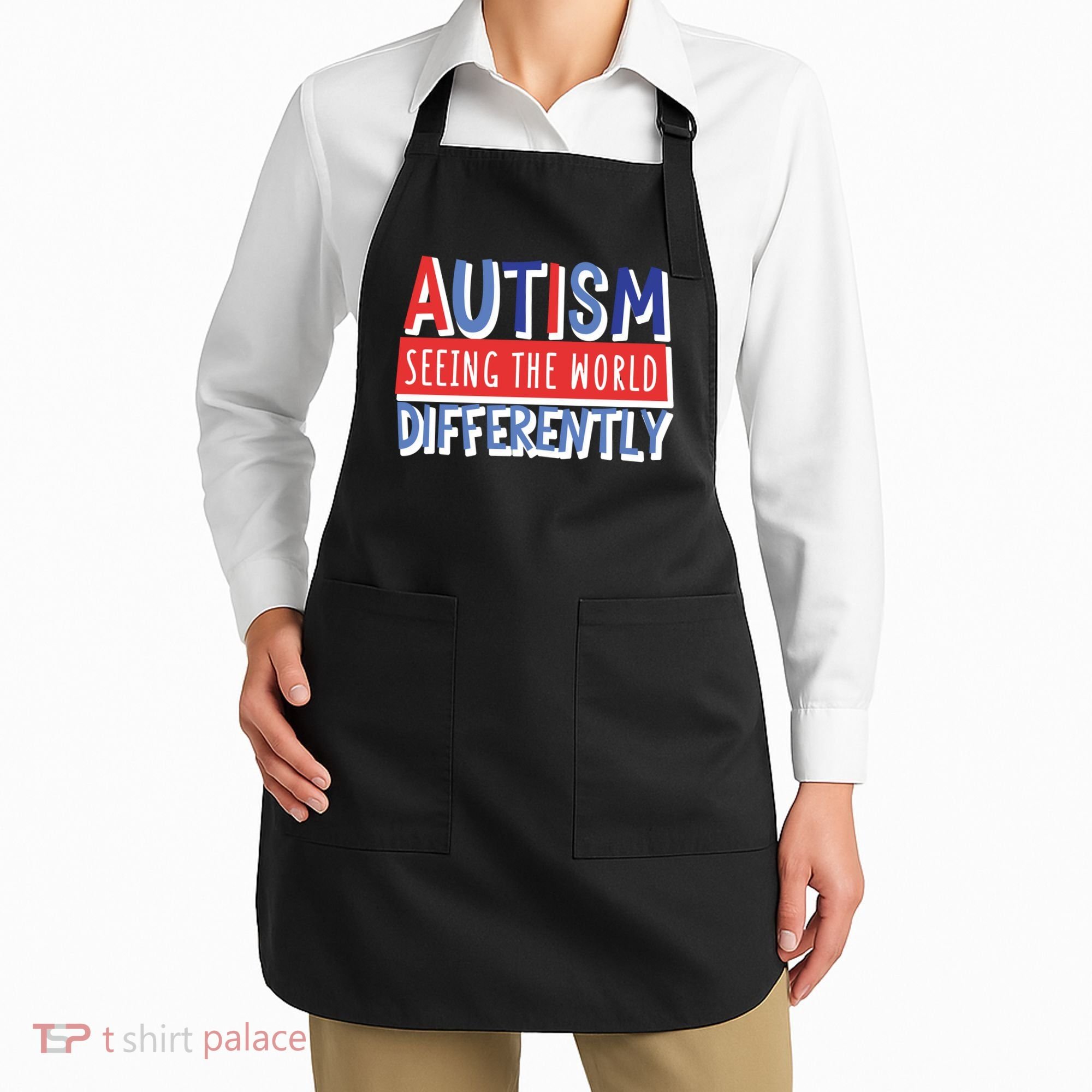Seeing The World Differently Autism Awareness Apron