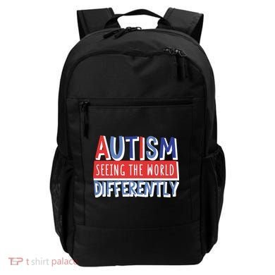 Seeing The World Differently Autism Awareness Backpack