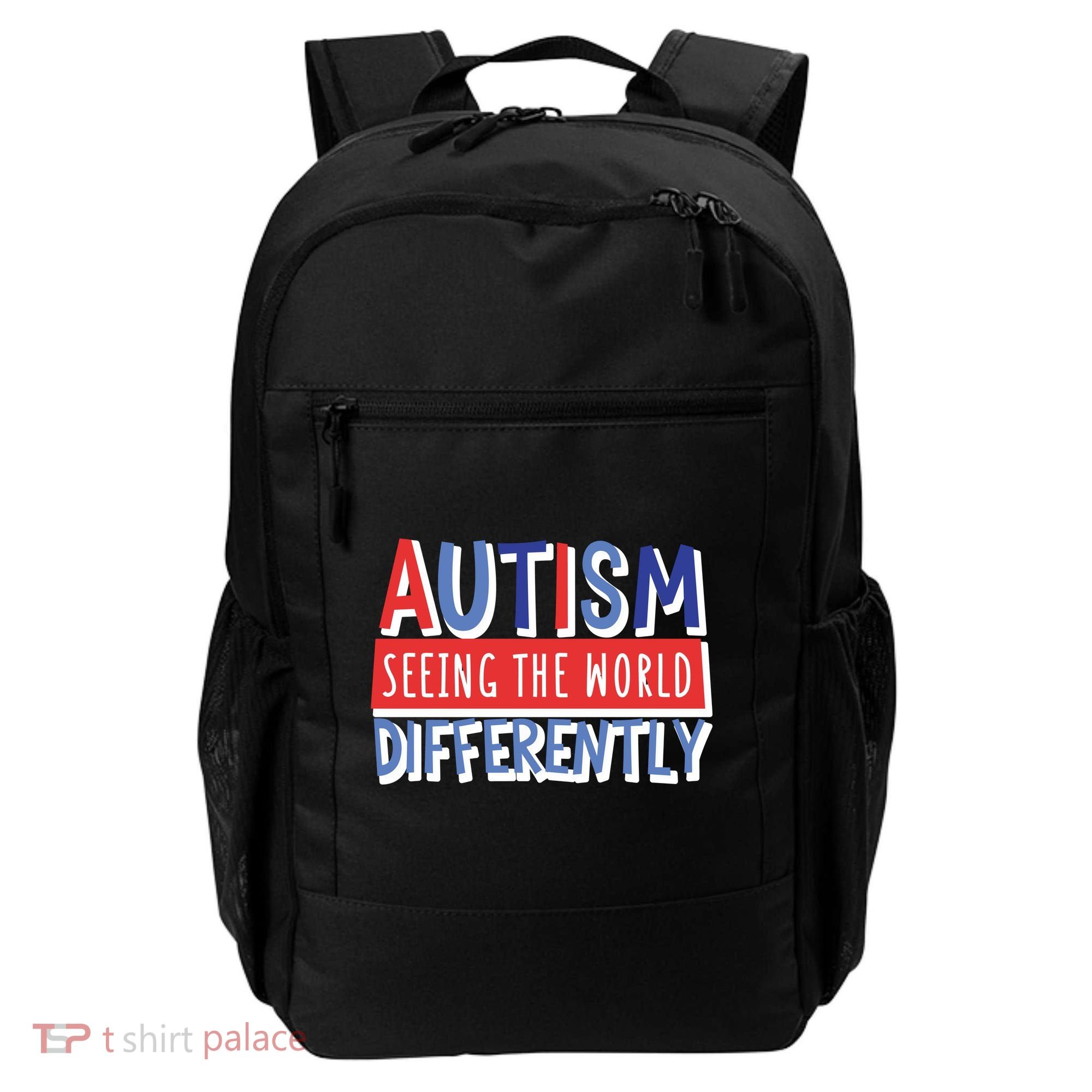 Seeing The World Differently Autism Awareness Backpack